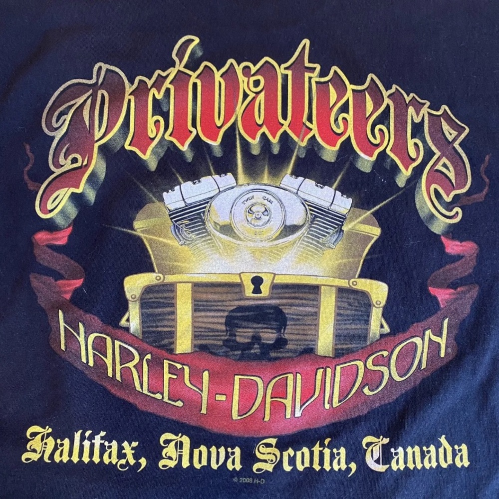 Harley Davidson Motorcycles T Shirt Men’s XL Nova Scotia Canada 2 Sided Graphic - Picture 7 of 10